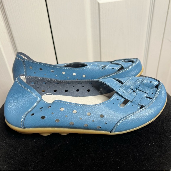 Woobling Womens Loafers Round Toe nonslip Flat Boat Shoes Nonslip Moccasins 40 - Picture 6 of 14